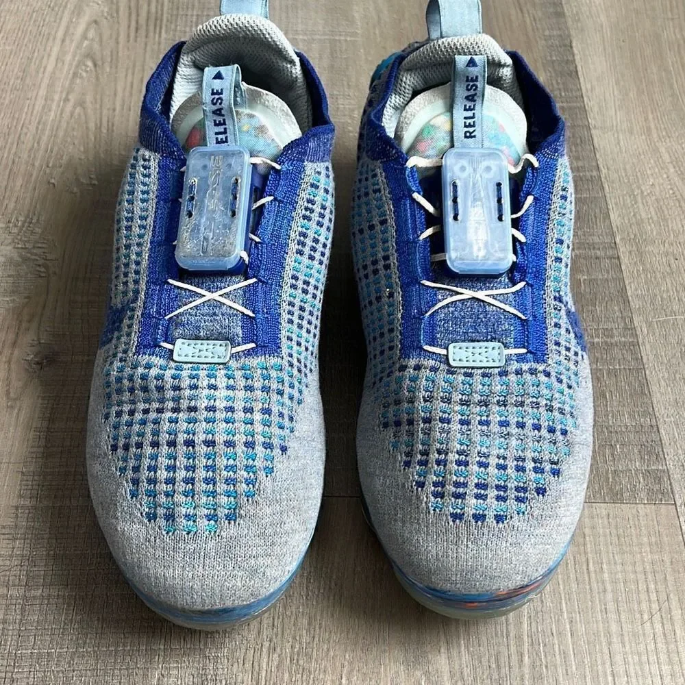 Nike GS Air VaporMax 2020 Sneakers 5Y Stone Deep Royal Racer Blue